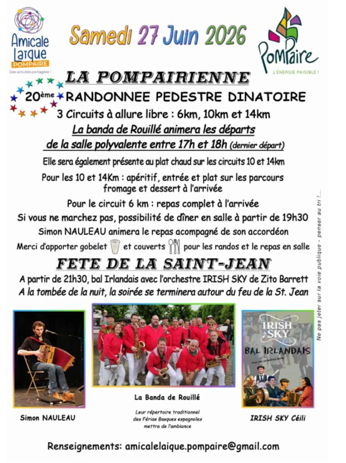 La Pompairienne et la fête de la Saint-Jean 2026