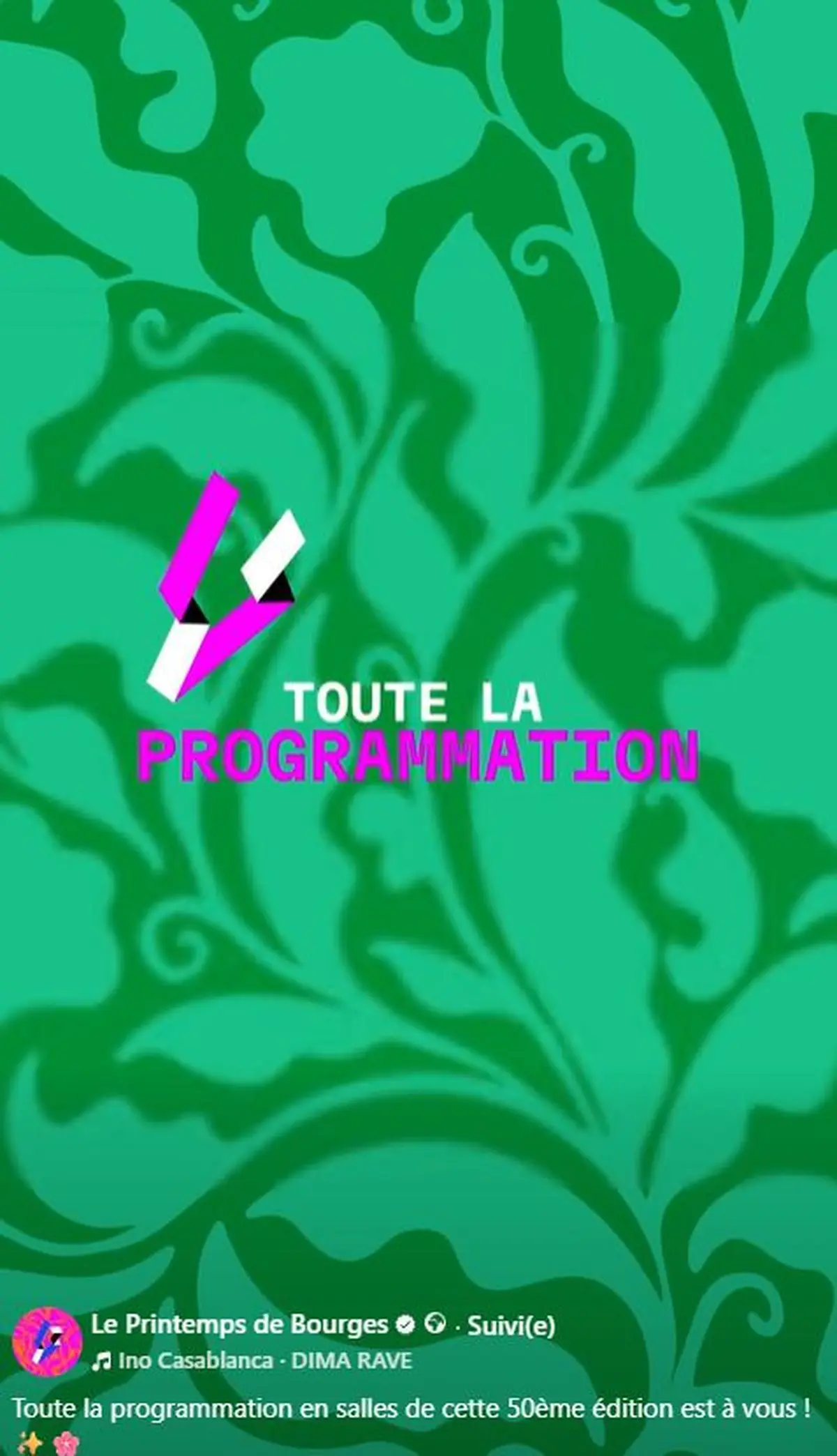 Le PdB a levé le voile sur sa programmation 2026