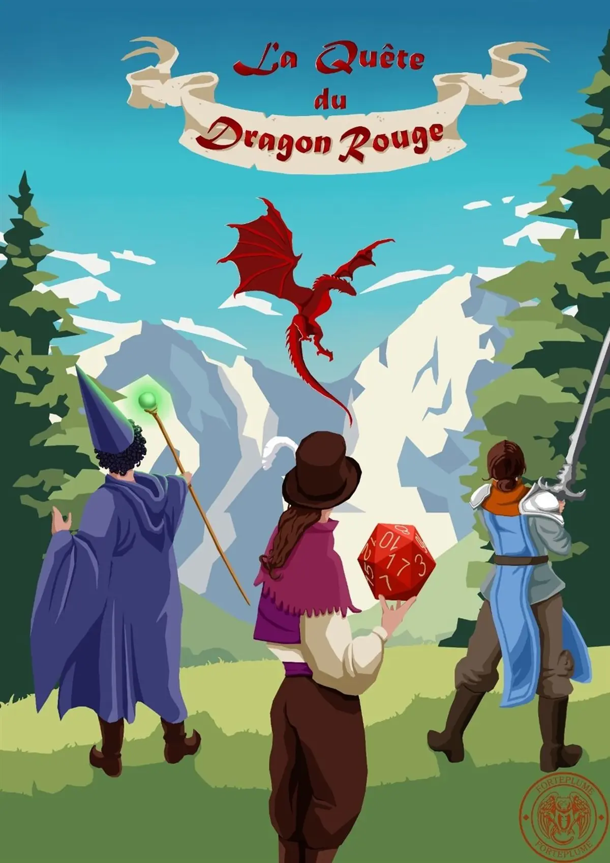 La quête du dragon rouge