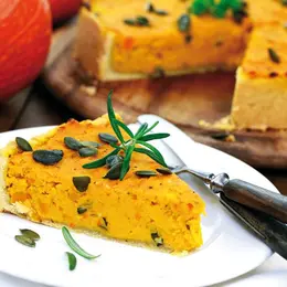 La quiche d'Halloween potiron & carotte