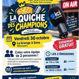 La quiche des champions débarque à Mirecourt