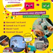 La quinzaine du numérique en bibliothèque à Arsac