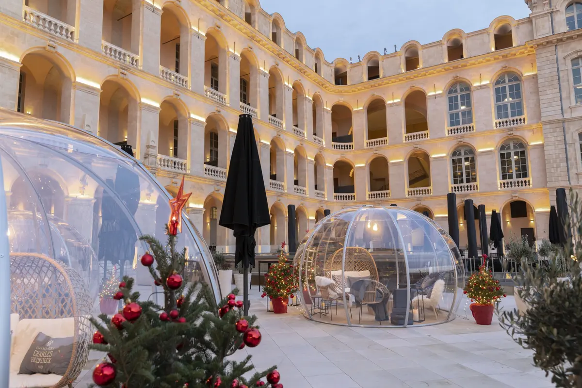 La raclette dans les bulles à l'InterContinental