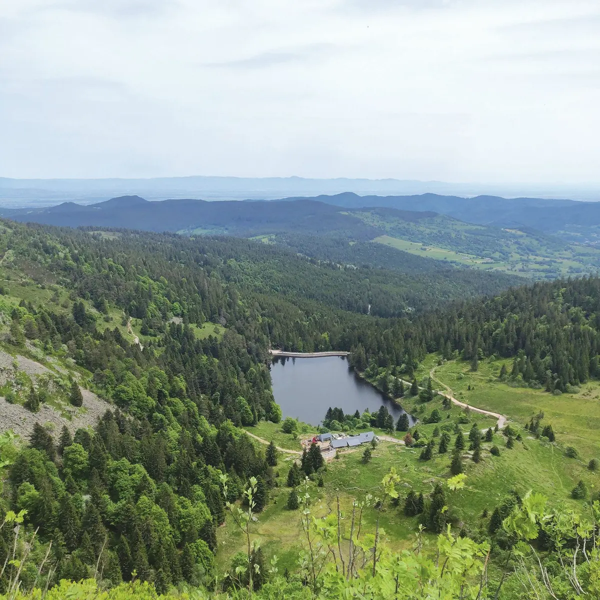 Le lac du Forlet ou lac des Truites 