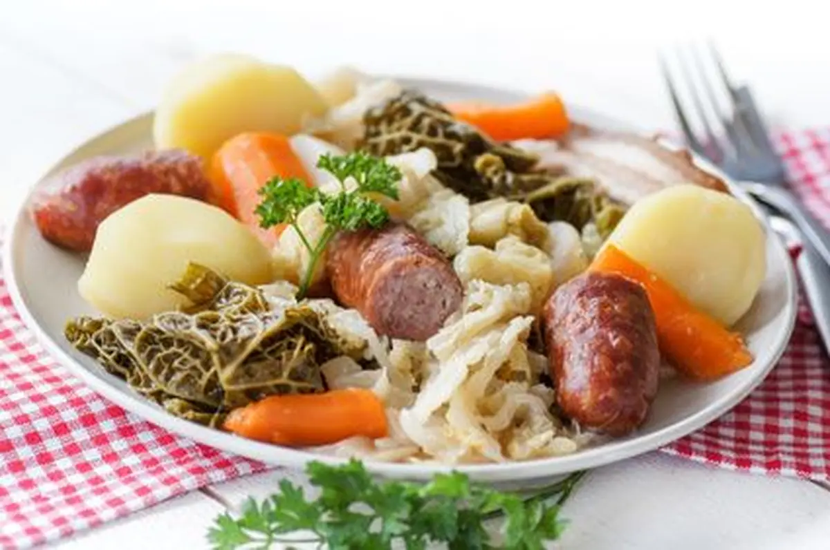 La recette de la potée au chou