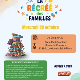 La récrée des familles