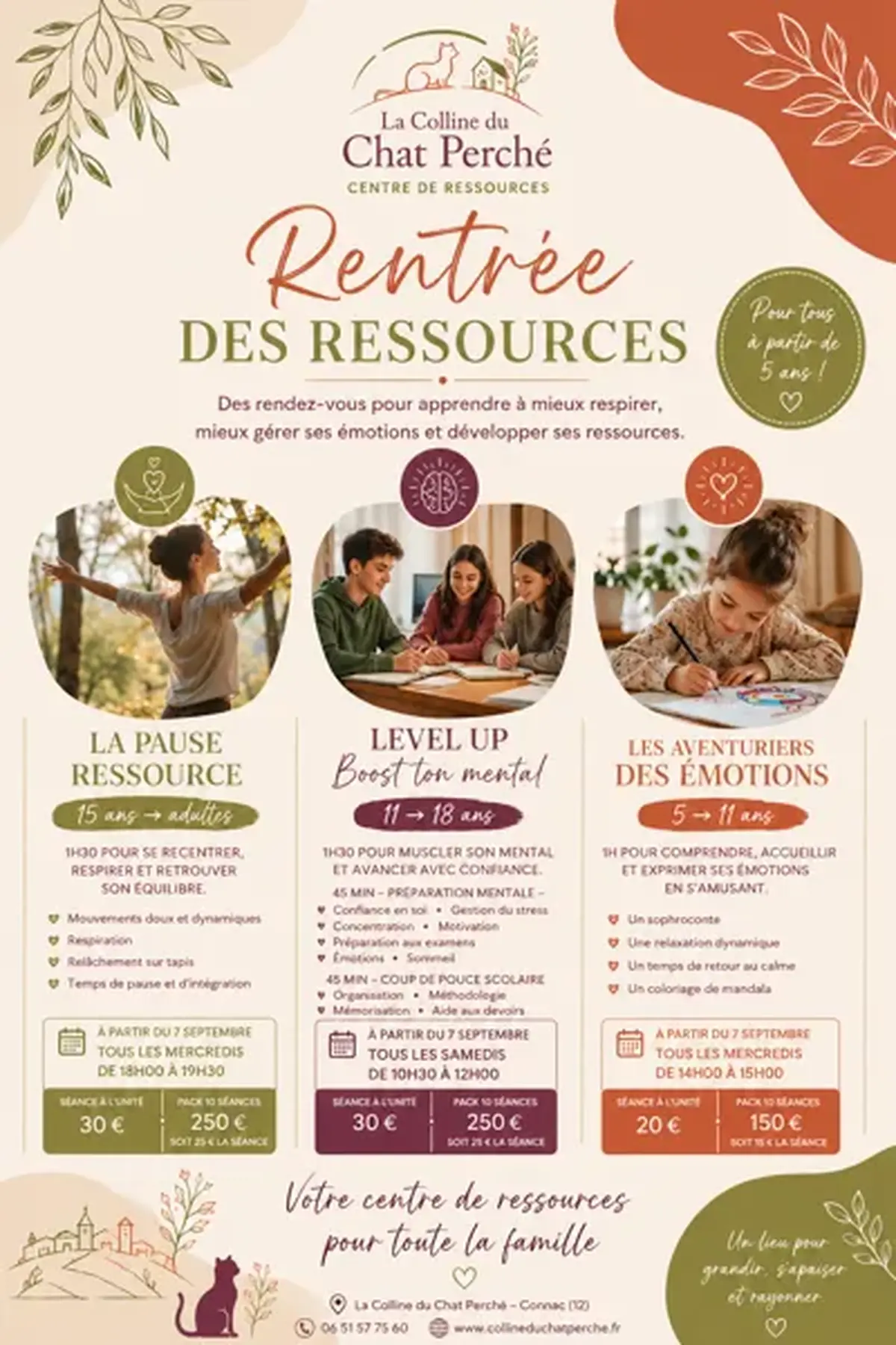 La rentrée des ressources à la Colline du Chat Perché