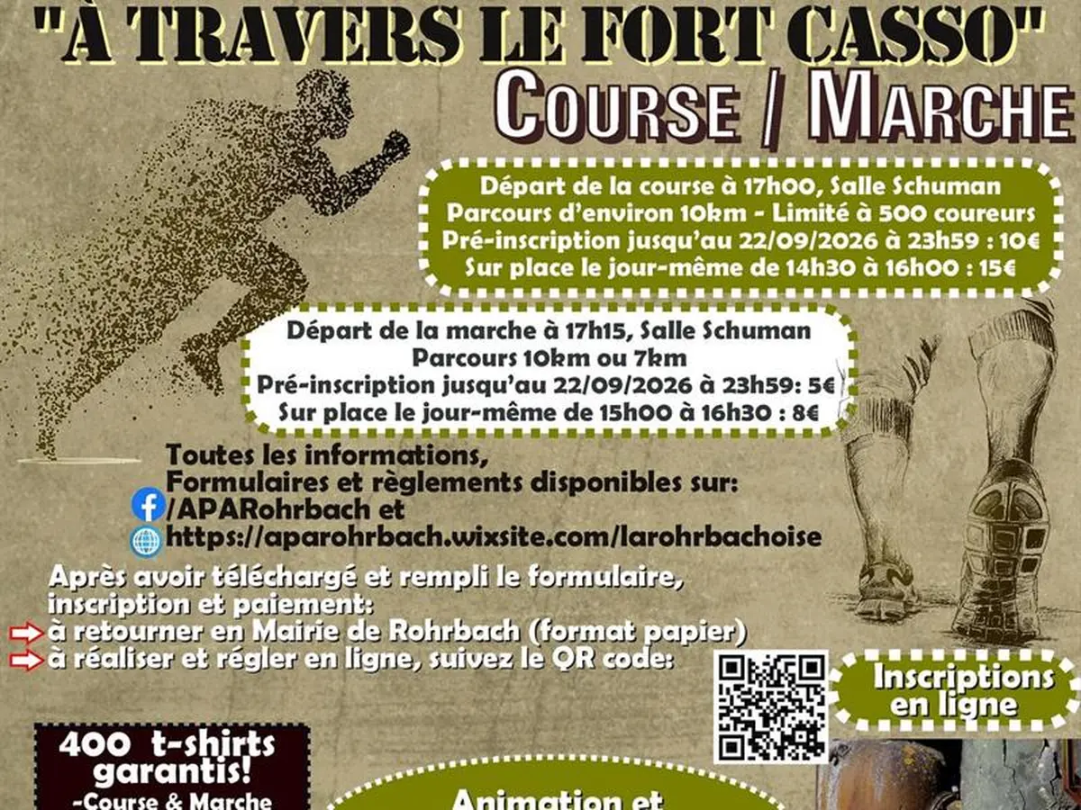 La Rohrbachoise, à travers le Fort Casso