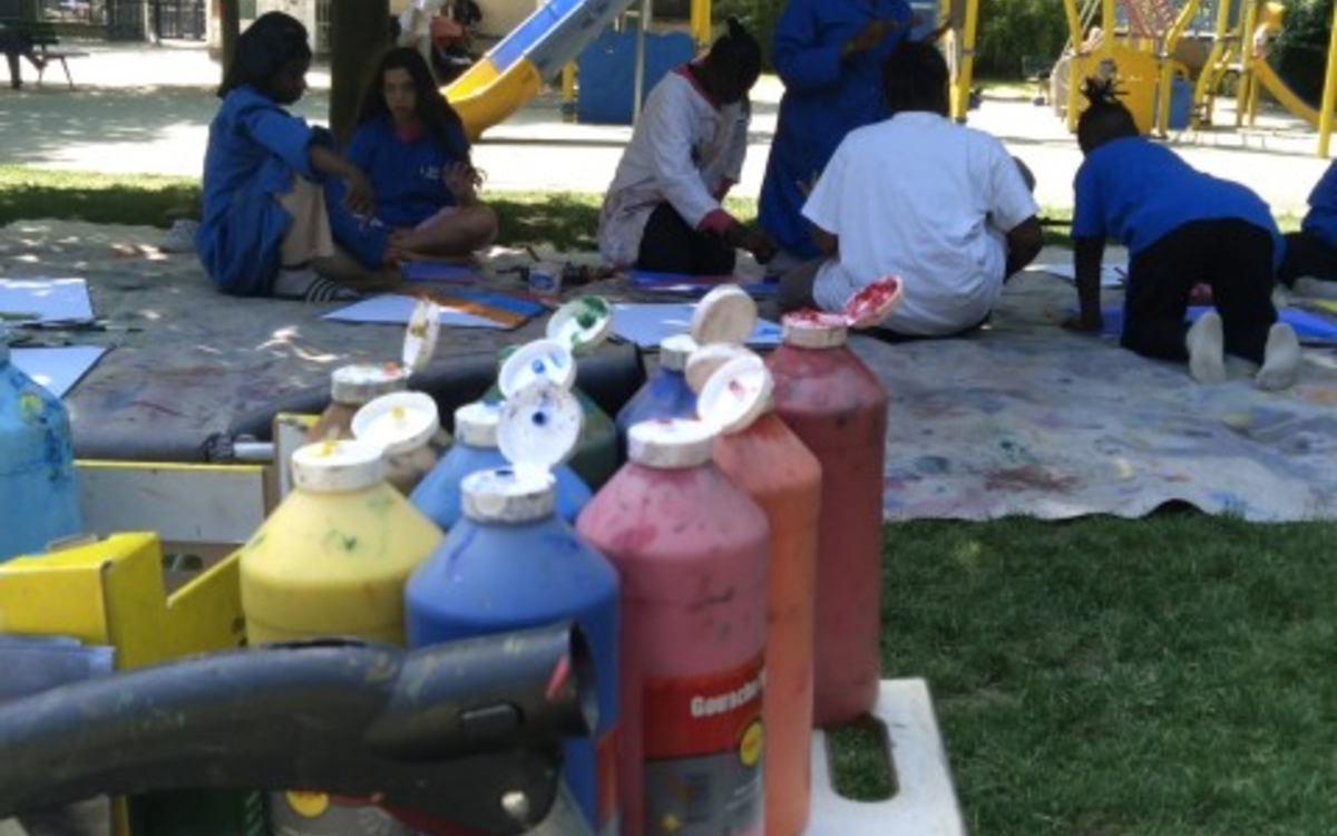 la Roulotte À PEINTURE en MAI