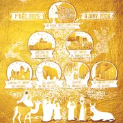 La Route des crèches de Noël - Château des Milandes