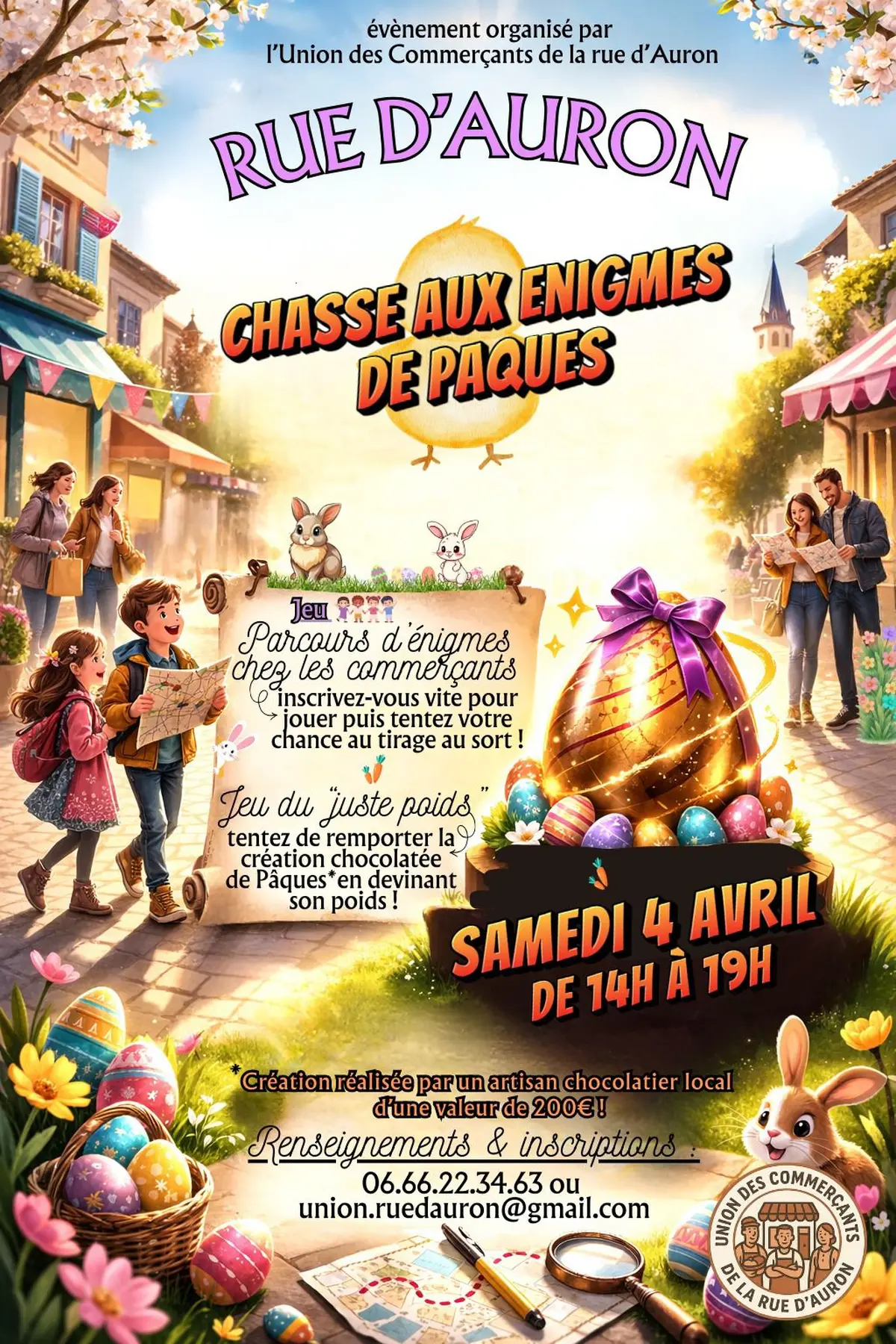 La Rue d'Auron Fête Pâques