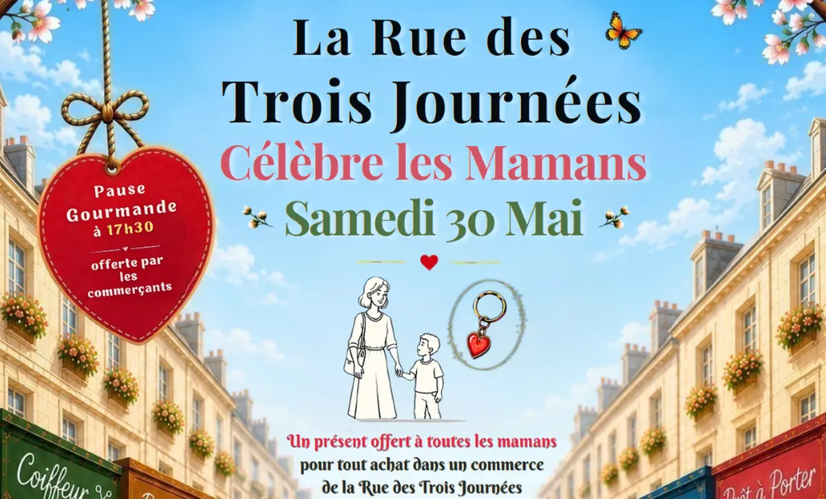 La Rue Des Trois Journées Célèbre Les Mamans