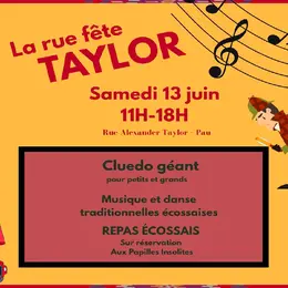 La rue fête Taylor