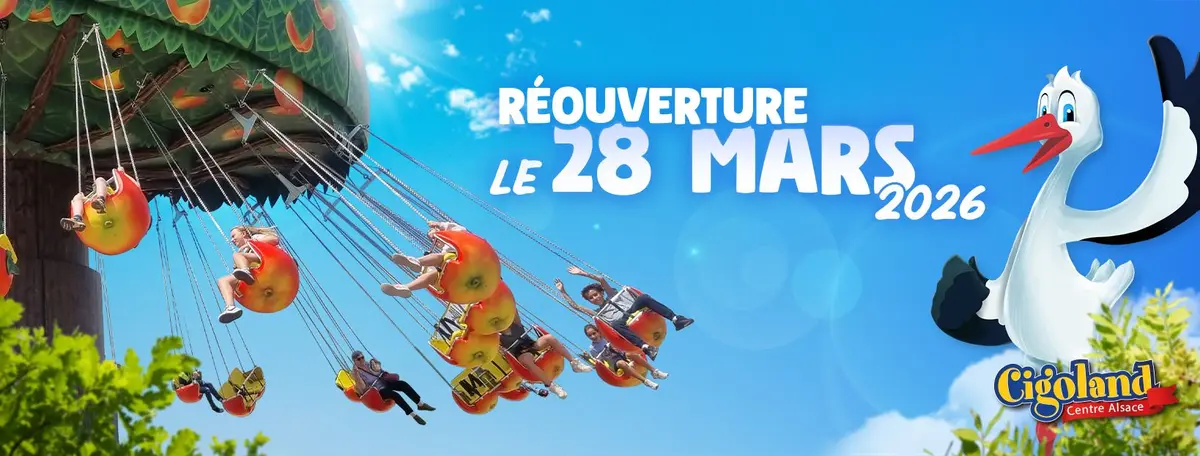 La saison 2026 de Cigoland : ouverture en mars et nouveautés de l'année