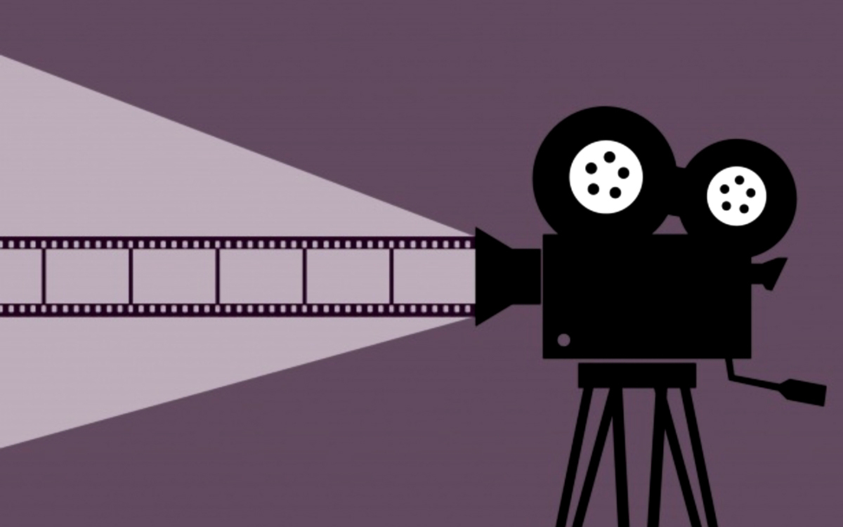 Illustration symbolisant une projection de cinéma dans l'obscurité