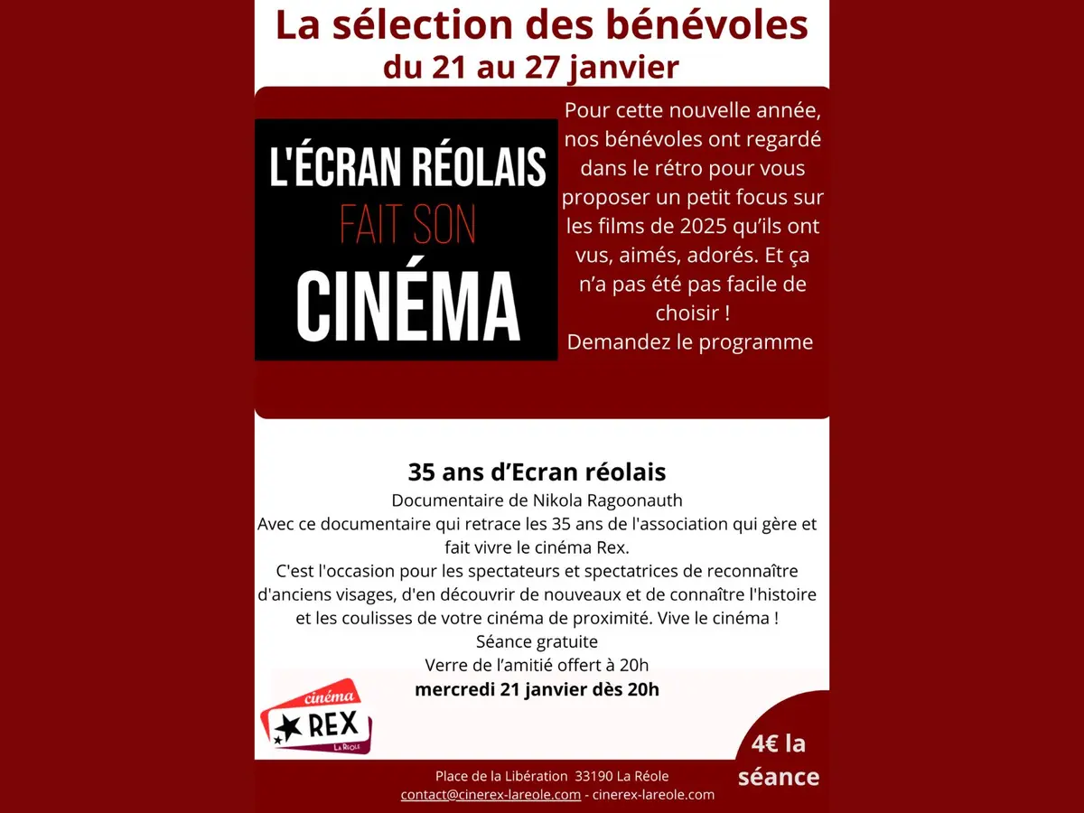 La sélection des bénévoles - du 21 au 27 janvier