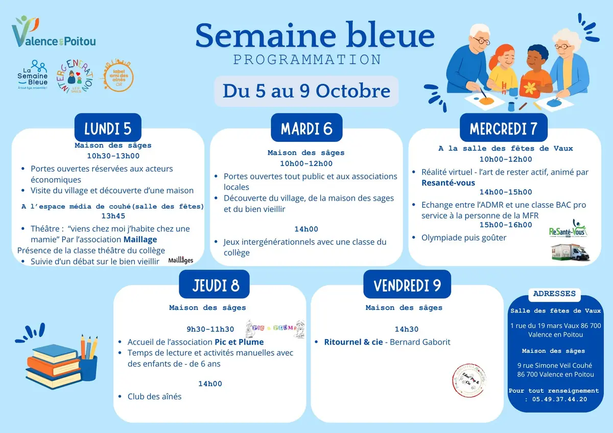 La Semaine Bleue : Quatrième jour