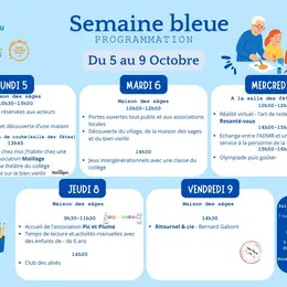 La Semaine Bleue : Quatrième jour
