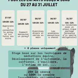 La semaine des poneys