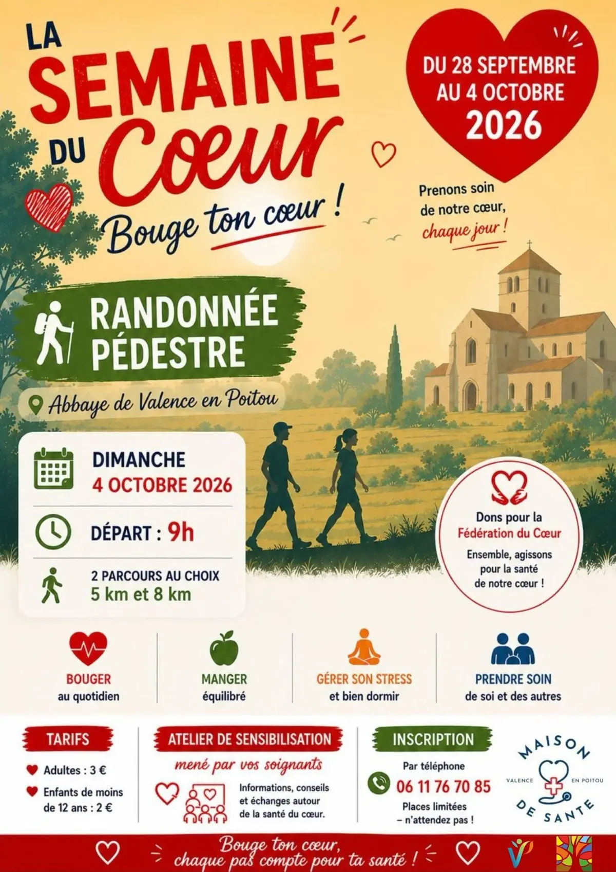 La semaine du coeur : randonnée pédestre
