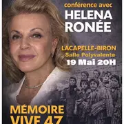 La Shoah, conférence avec Helena Ronée