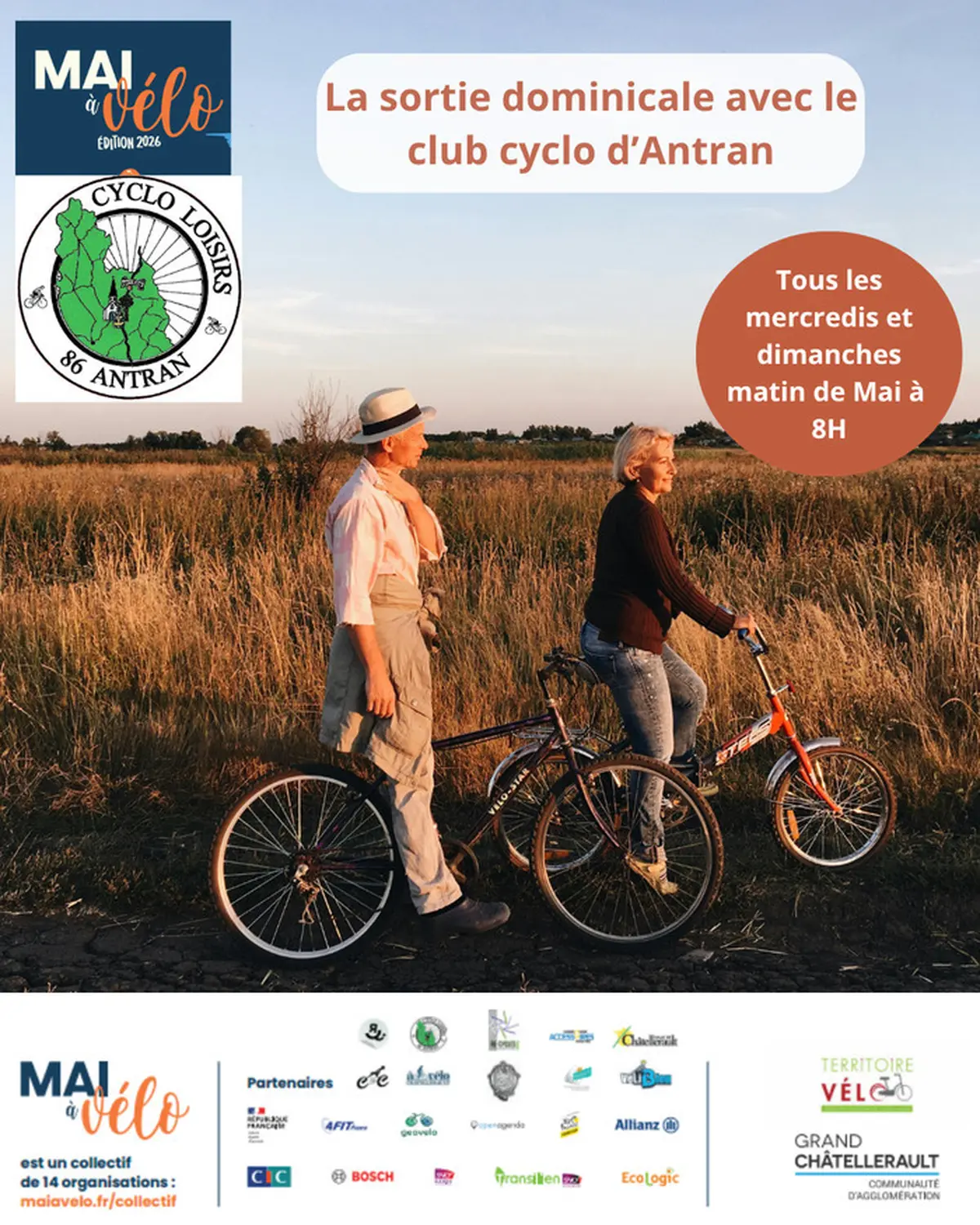 La sortie dominicale avec le club cyclo d’Antran