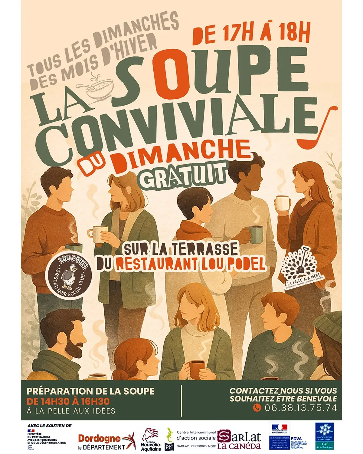 La soupe conviviale du dimanche