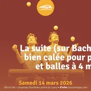 La Suite (sur Bach) bien calée pour piano et balles à 4 mains