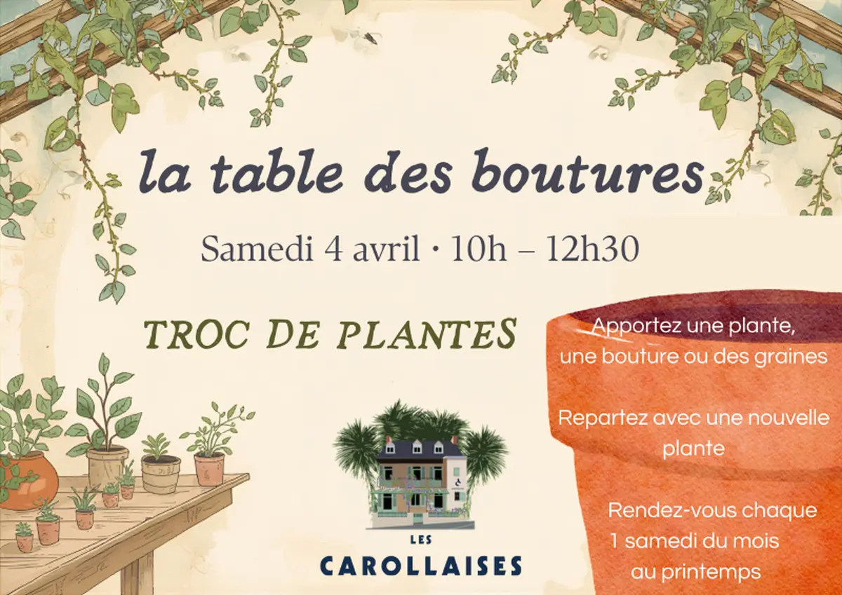 La table des boutures