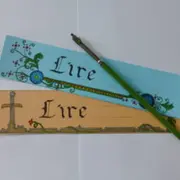 La Tour Nivelle - Calligraphie sur marque-page