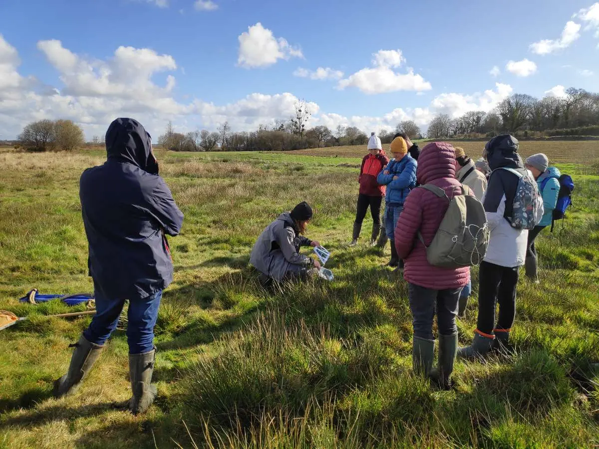 La tourbière en hiver