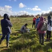La tourbière en hiver