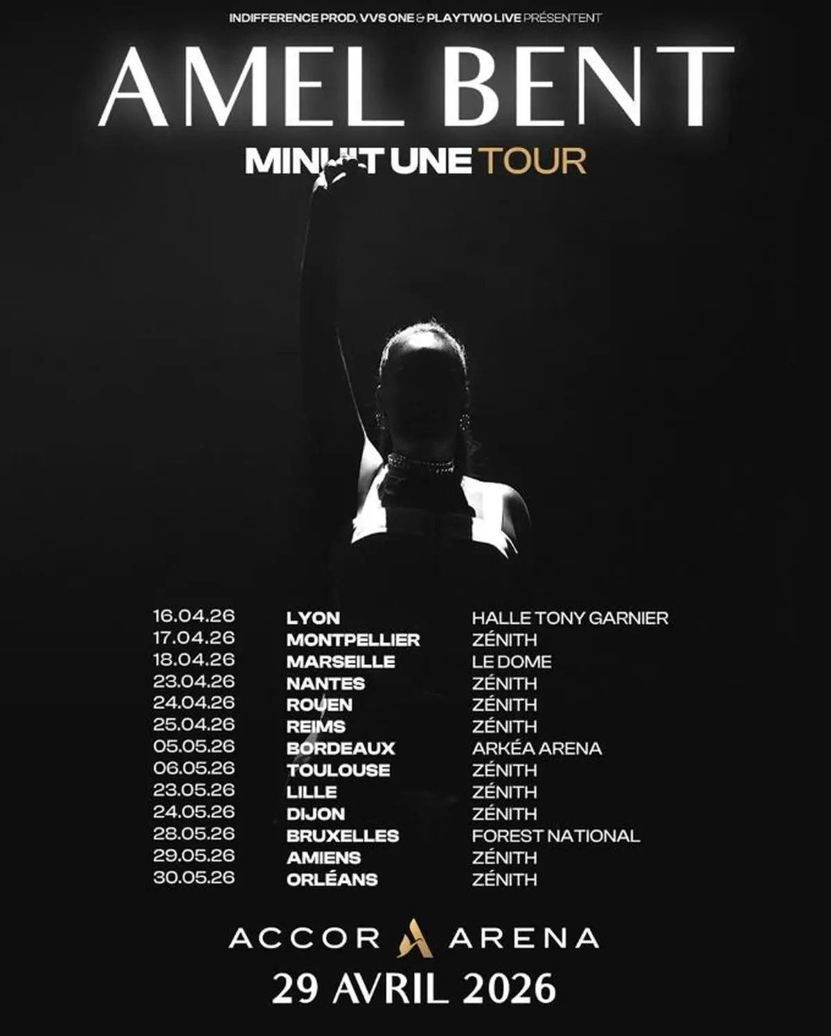 La tournée 2026 d'Amel Bent