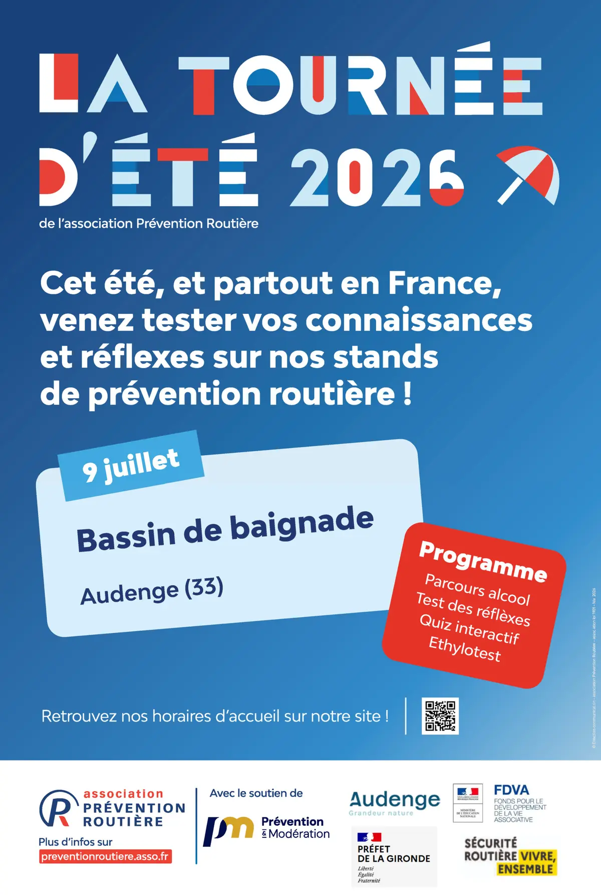 La tournée d'été 2026