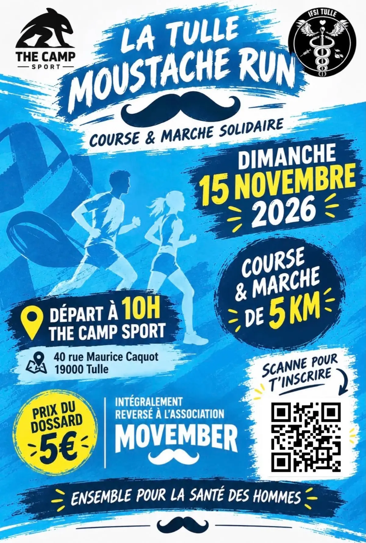 La Tulle Moustache Run  : Course et Marche solidaire