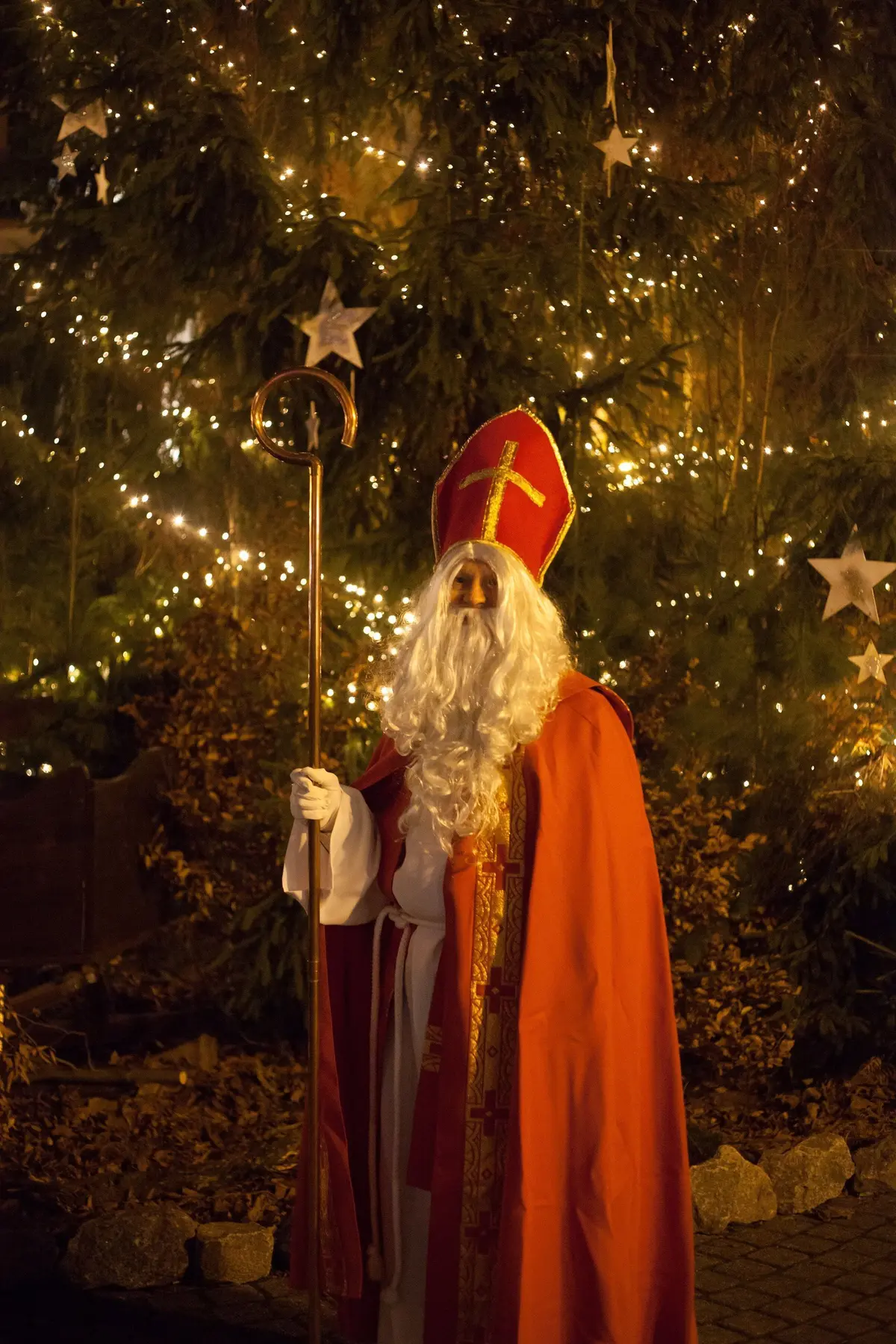 Saint Nicolas arrive à Wissembourg