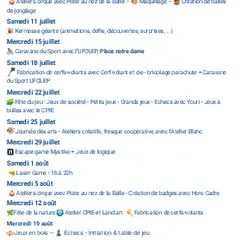 La Ville aux Enfants : Jeux de société - Petits jeux - Grands jeux - Echecs avec Youri - Jeux à bulles avec le CPIE