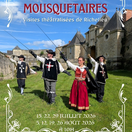 La virée des Mousquetaires - Visite théâtralisée de Richelieu
