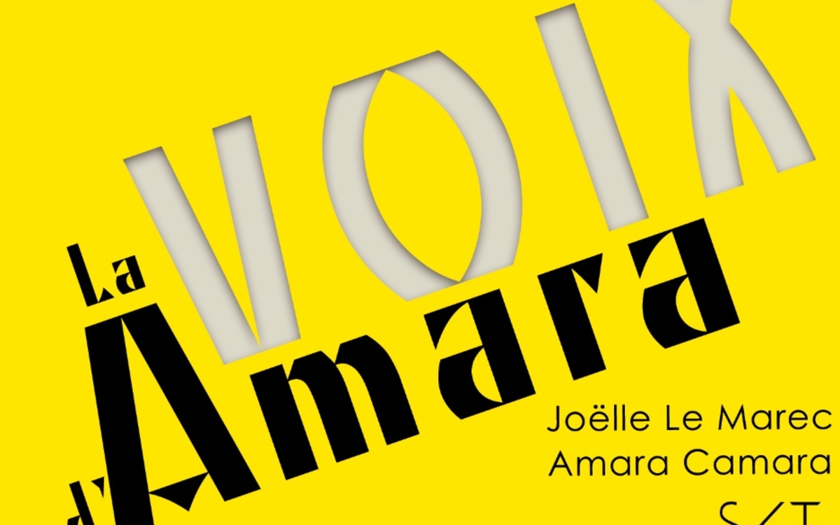 Couverture de La voix d'Amara, par Joëlle Le Marec et Amara Camara