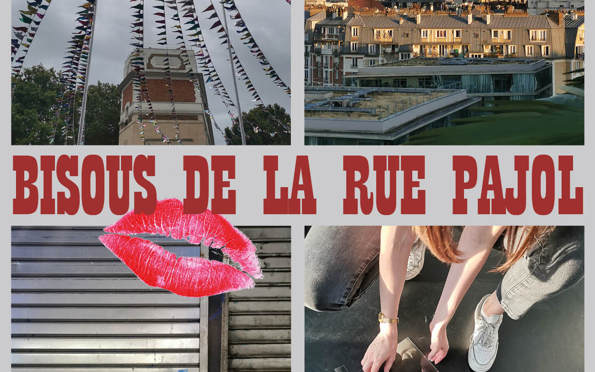 La Voix des Indés : Bisous de la rue Pajol Atelier de photo-poésie sur cartes postales
