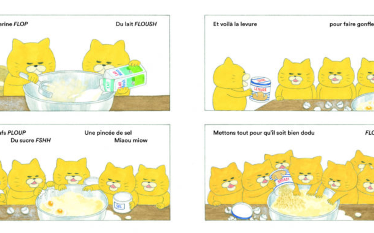 Extrait du livre Les Matous filous à la boulangerie