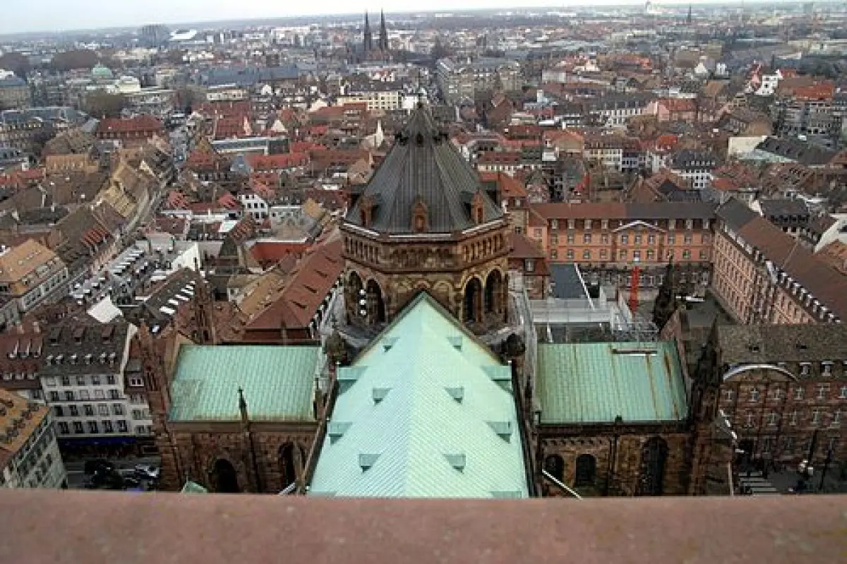 La magnifique vue offerte par la plateforme de la cath&eacute;drale