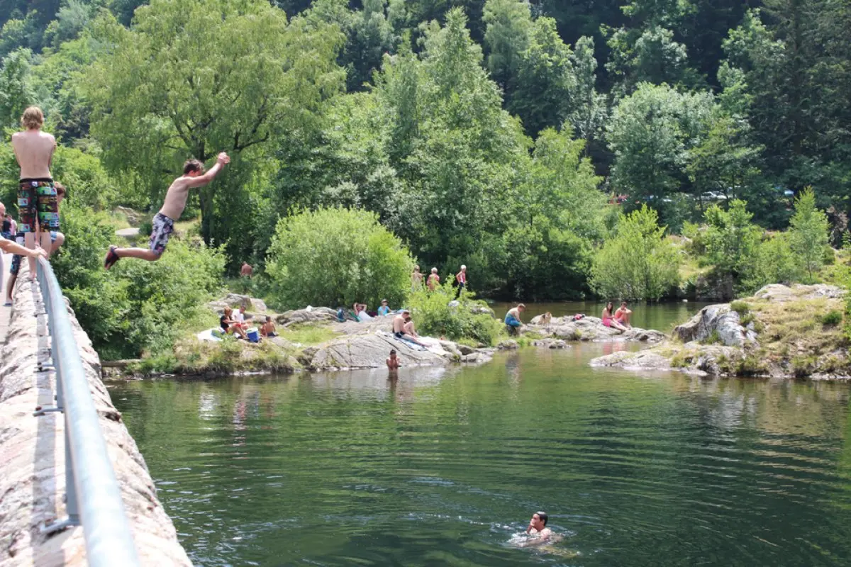 Un petit plongeon dans le lac d'Alfeld