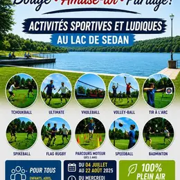 Lac de Sedan : Activités sportives et ludiques
