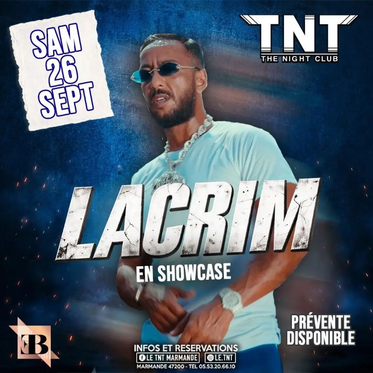 LACRIM en Showcase au TNT