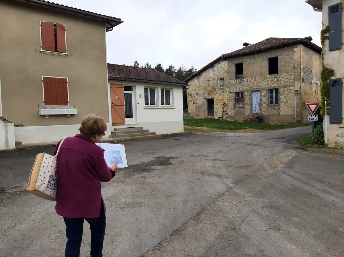 Lahosse et son église par Rosa