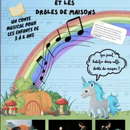 Lali la licorne et les drôles de maisons