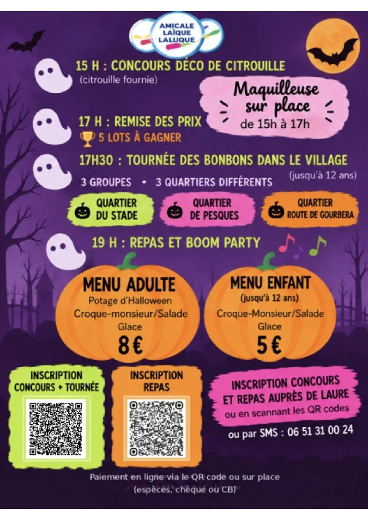 Laluque fête Halloween