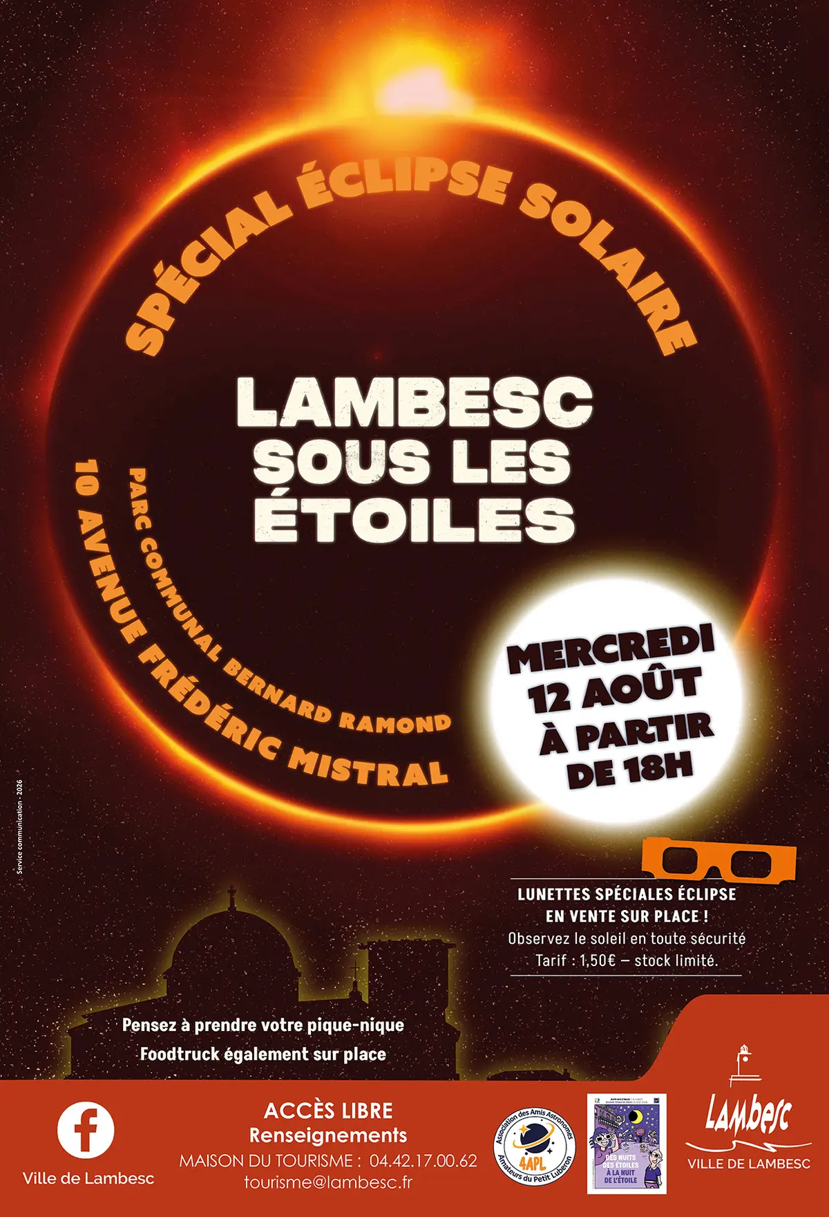 Lambesc sous les étoiles - SPÉCIAL ÉCLIPSE SOLAIRE