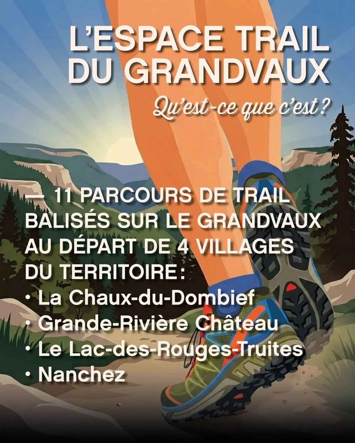 lancement de l’Espace Trail du Grandvaux